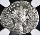 Emperor Marcus Aurelius Silver Denarius 161-180ad Ngc Genuine Roman Coin