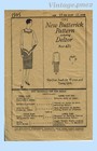 Butterick 1595  1920s Uncut Long Lean Flapper Frock 35 B Vintage Sewing Pattern