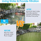 Pond Filter With Pump Fountain Kits  660gph Pond Filter With 40w Pond Pump   Fou