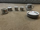 Children Vintage Tea Set   Porcelain  10 Pieces