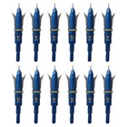 12 24pcs Archery Hunting Broadheads 100 Grain Compound Bow Crossbow Arrow Tips