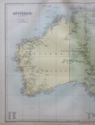 Australia Queensland New South Wales Victoria Melbourne 1876 A    C  Black Map