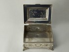 Antique Art Nouveau Jewish Maker Hinged Lid Beautiful Etrog Box