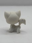 Lps Littlest Pet Shop 9 White Angora Longhair Cat Blue Eyes