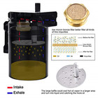Speedwow Oil Catch Can Tank Micron Bronze Baffled Filter With Hose Kit Universal