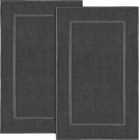 2 Pack Cotton Banded 985 Gsm Bath Mat Washable 21x34   Shower Mat Utopia Towels