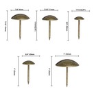 120 Pcs Antique Upholstery Tacks Nails Fits 1 4 7 16 5 8 3 4 1 Inch Sofa