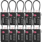 Tsa Approved Travel Locks With Inspection Indicator - Secure Luggage Locks