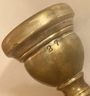 Vintage Rudy Muck Ny - Cushion Rim - Hand Made -  27 Trombone Mouthpiece