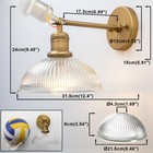 Antique Brass Indoor Wall Sconce  1-light Modern Vanity Light Vintage Industr   