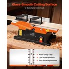 Uimoso Spiral Benchtop Jointer 6 In Woodworking Tool With 12000 Rpm And 12blades