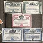  lot Of 75  Variety Of Stock Certificates  15 Different Certs 5 Each  Wow 