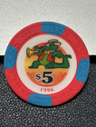  5 1996 Orleans Casino Chip Poker Chip Las Vegas Nevada Gambling Token