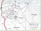 Wwii Map 102 Italy Winter Line Campaign Advance To Rapido River   Monte Cassino