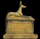 Authentic Ancient Egyptian Antique Rare God Anubis Statue Figurine Bc