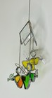 Vintage Stained Glass Hanging Sun-catcher Musical Angels 8   