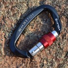 5pcs 25kn Screw Locking Carabiner   Karabiner Rock Climbing Tree Rigging Fitting