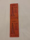 Vintage Chicago s Sears Tower Skydeck Strip Of 2 Tickets Adult Untorn