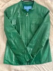 Rare Vintage Doncaster Sport Green Genuine Leather Jacket