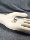 Vintage 1960s Scandinavian Minimalist Sterling Silver Ring   Sz  6 25