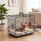 Sweetcrispy 18 Inch Dog Crate  Small Dog Cage  Foldable Puppy Pet Kennel