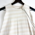 Woolino Sleep Sack Beige Striped 100  Organic Cotton - 6-18 Months
