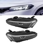For 2022-2024 Honda Civic Led Headlight Assembly Headlamps With Bulbs Left right