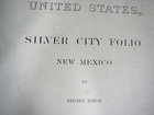 Original 1916 Usgs Geologic Atlas Maps Silver City  Nm   Complete 18 X 21