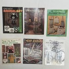 Lot Of 6 Macrame Craft Pattern Books Jewelry Animals Christmas Bags Belts
