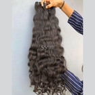 Indian Weave Weft Human Hair Extensions 20-36 Inch 100gm Per Bundle Raw Hair