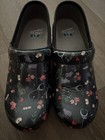 Dansko Lt Women   s Slip On Medical Floral Print Clogs Eu 38 Us 7 5  used Once 