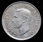1945 Canada - 50 Cents Half Dollar -  800 Silver - George Vi - Nice Coin