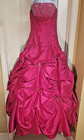 Morilee Madeline Gardner Gown Sweet 16 Quinceanera Ball Prom Strapless Hot Pink