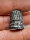 1914 Chester English Antique Sterling Silver Advertising Hovis Bread Thimble