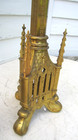 Pair Of Very Tall Antique Brass Candle Holders - 36  Tall