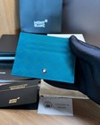 Montblanc Meisterstuck Card Holder 6cc Blue Leather Luxury Nib Preorder 2026