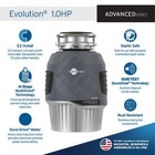 Insinkerator 1hp Garbage Disposal Advanced Ez Connect Continuous Feed Food Waste