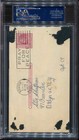 Dick  turk  Farrell Autographed   Signed 1957 Government Postcard - Psa dna Auto