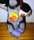 Original Steiff Mole Maxi Vintage Stuffed Animal Plush Rare Tag Ear Button