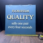 Vintage Shoe Store Display Sign Florshem Quality Herty Shoe Store  Madison In 