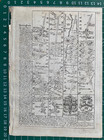 1720 Antique Road Map  Oakham-mansfield-barnsley Owen   Bowen Shts 121 122