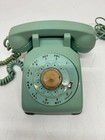 Vtg Western Electric Aqua Blue Cd500 Rotary Phone Desk Table Telephone As Is