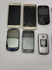 Vintage Cell Phone Lot Samsung Lg Motorola Blackberry Ipod Parts As Pictued Xact