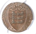 Pcgs Ms63bn 1794 Great Britain Kent Faversham Conder Token 1 2p D h-20
