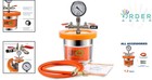 Stainless Steel Vacuum Chamber 1 2 Quart Kit For Resin Silicone Epoxy Degassing