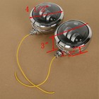 4-1 2  Led Auxiliary Spot Fog Passing Lights Lamp Housing Bucket Fit For Harley