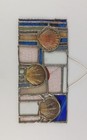 Stained Glass Panel Window Decor 5 X 11 In Seashells In Glass Panel Art Glass 