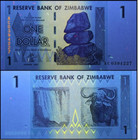 Authentic Zimbabwe 1 Dollar Banknote  2007  P-65  Uncirculated
