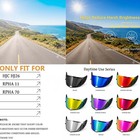 Pinlock Helmet Visor For Hjc Hj26 Rpha 11   Rpha 70 - Daytime Use Series Silver
