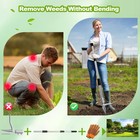 Nfie Weed Puller Tool With Gloves  Long Handle Stand Up Weed Tool  Heavy Duty   
